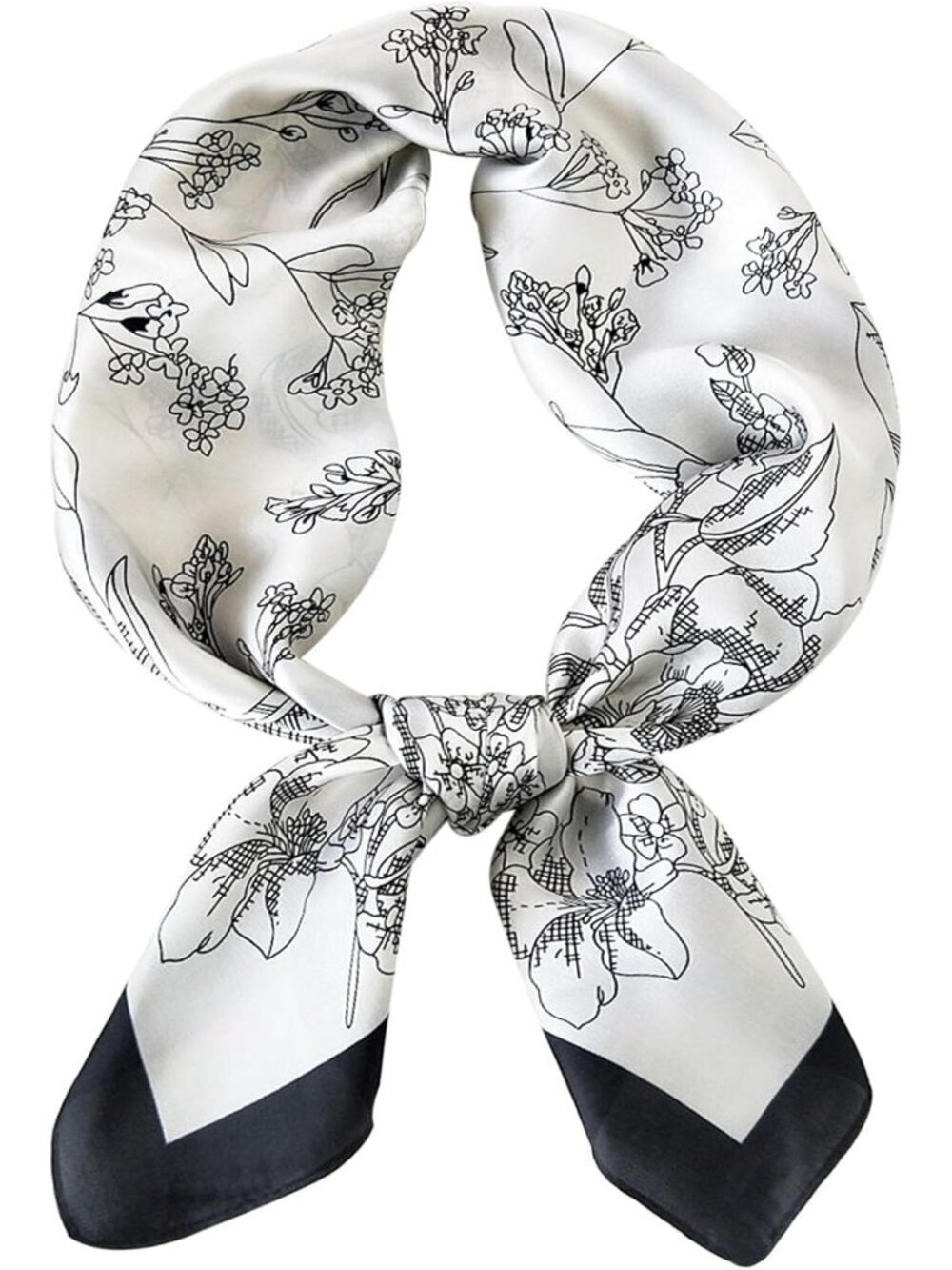 Satin Bandanas Head A 1 Green Scarf Women Lightweight Silk Hair Wrap Sleep Scarf